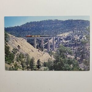 Vintage‎ Chihuahua al Pacifico Train Bridge Mexico Travel Souvenir Postcard